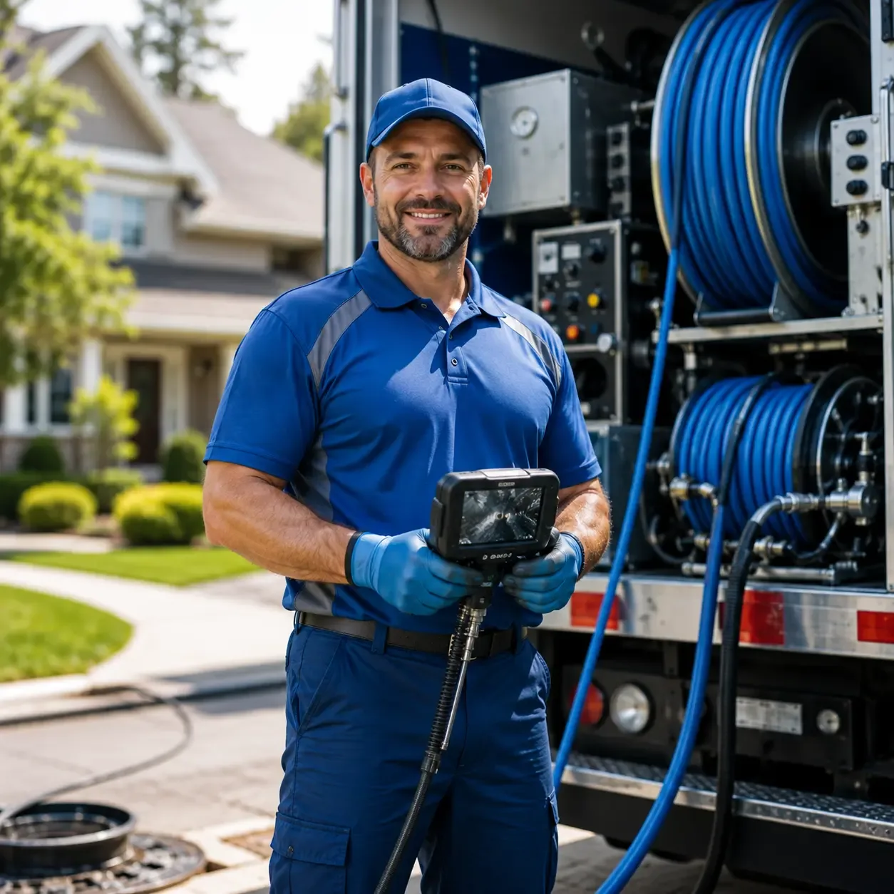 Local outdoor drain cleaning specialists in Clarington, OH